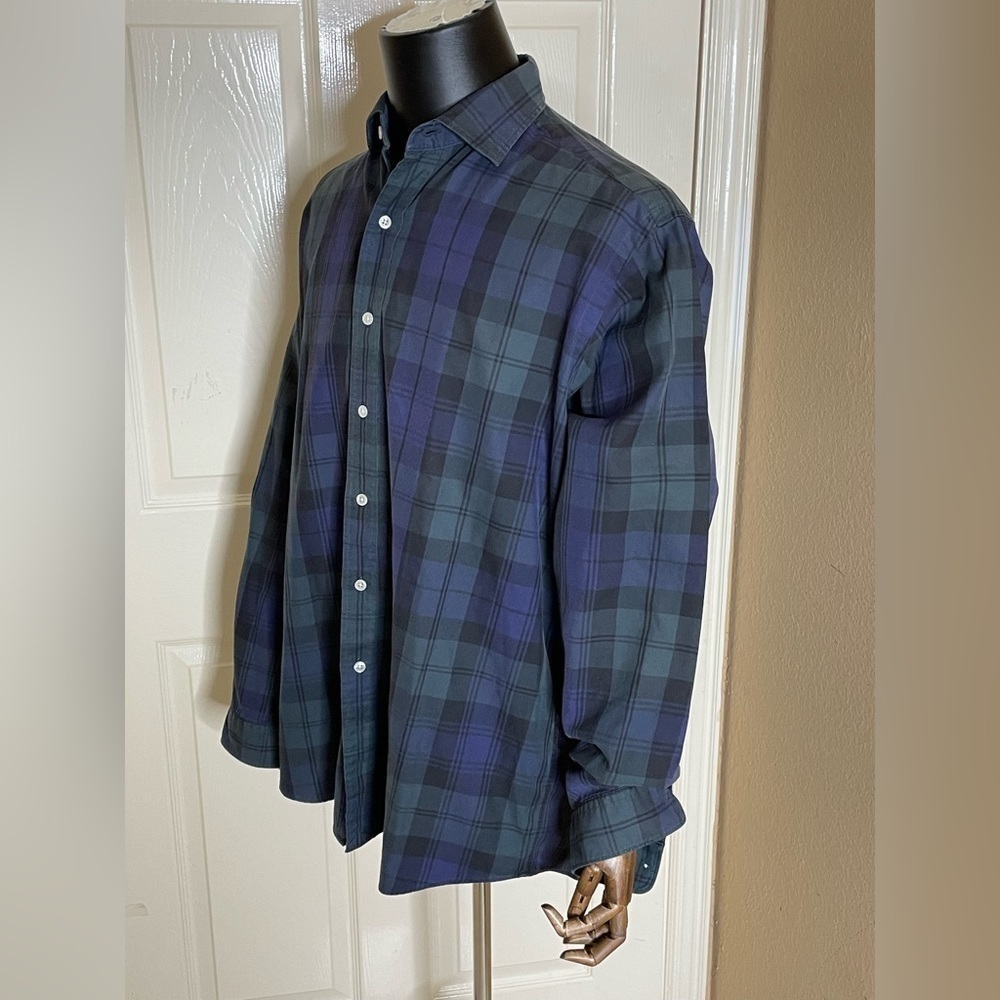 Polo Ralph Lauren Plaid Button Down Size Medium Vintage - Picture 4 of 11